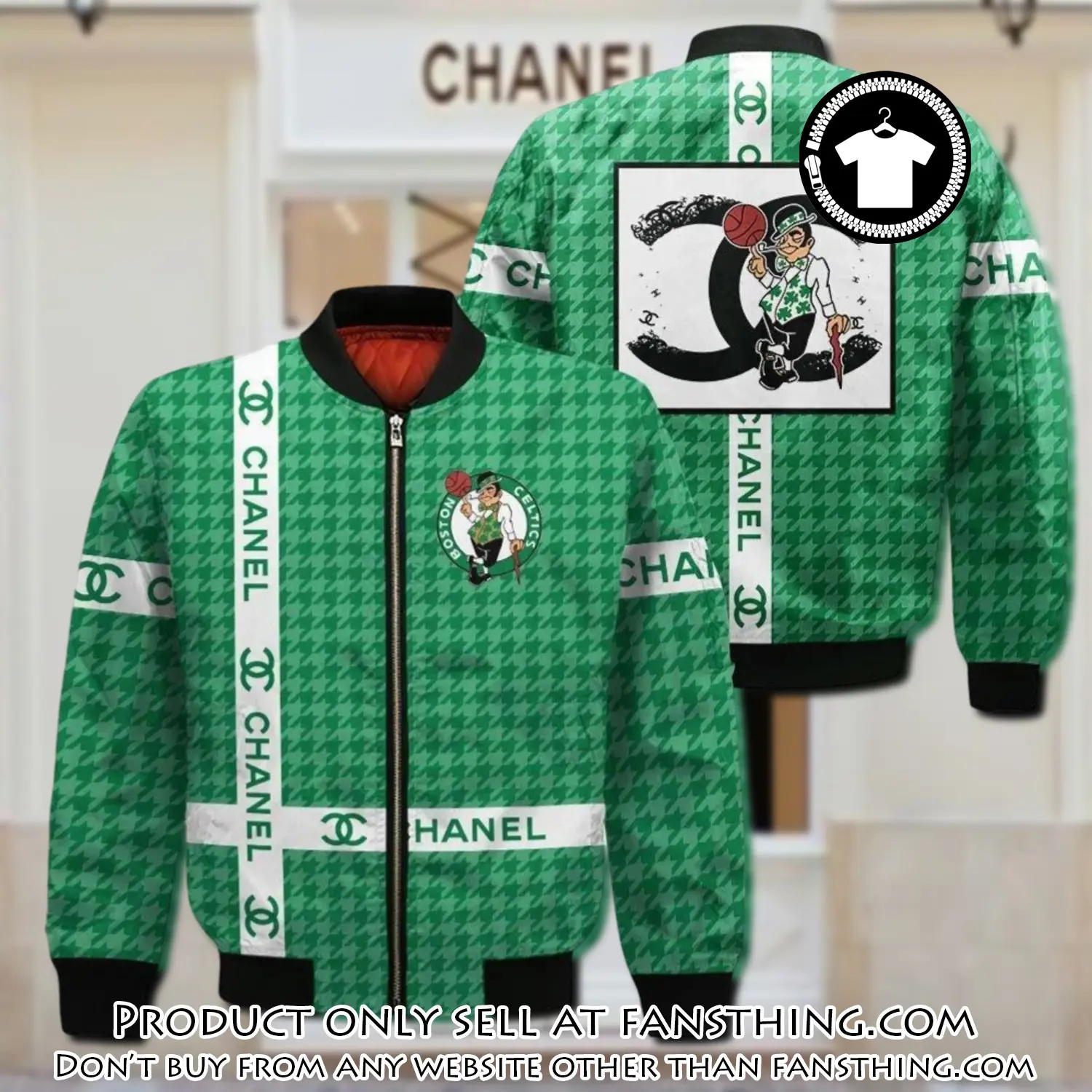 Chanel nba celtics jacket luxury clothing clothes outfit for men fst5009848